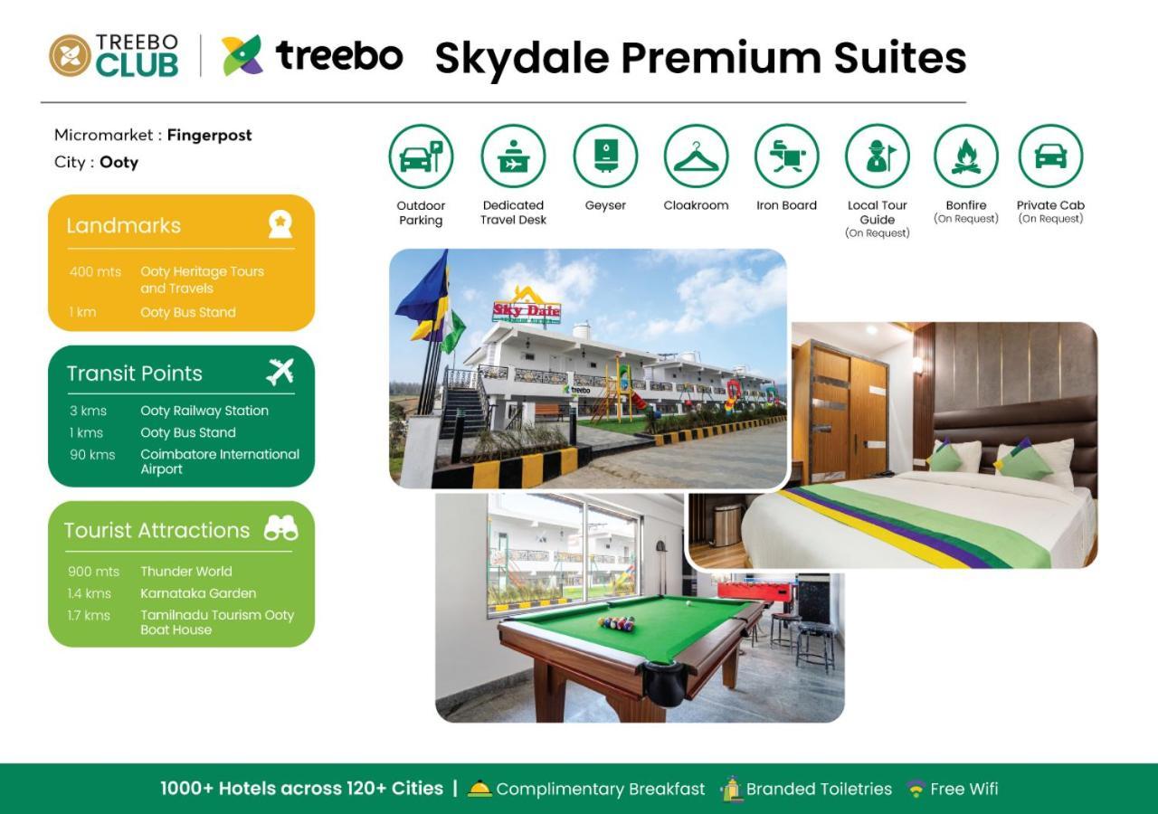 Treebo Skydale Premium Suites, 1500 Mtrs From Ooty Lake Екстер'єр фото